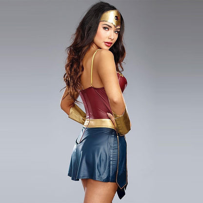 Female Superhero Costume Role-play Women's Cosplay Costume  Party Sexy Women Dress