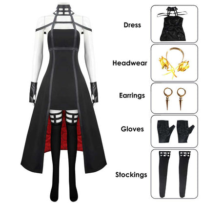 Yor Briar Costume The Killer Cosplay Dress Thorn Princess Full Set