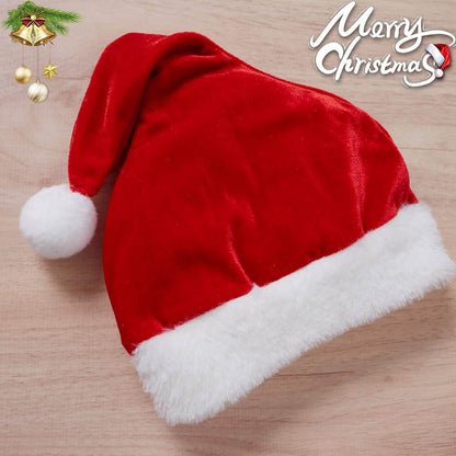 Toddler Baby Girls Christmas Outfit Santa Claus Baby Costume Long Sleeve Red Dress With Hat