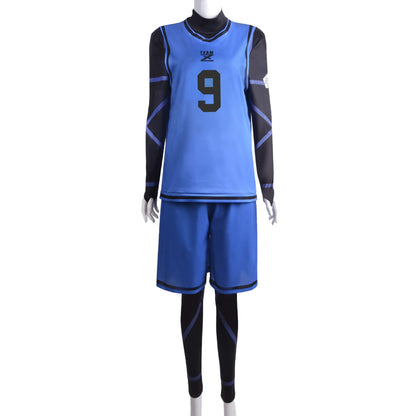 Blue Lock Jersey & Shorts Football Training Uniform Optional Isagi Yoichi #11 Soccer Uniforms Blue Lock Cosplay Costume