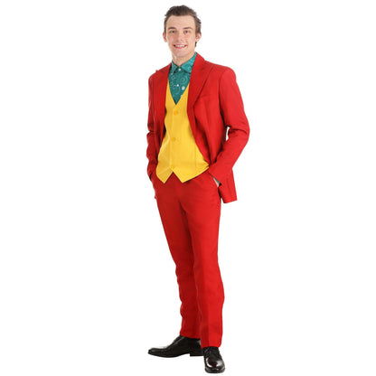 Joaquin Phoenix Joker Costume Arthur Fleck Cosplay Outfit Joker Red Uniform Full Set