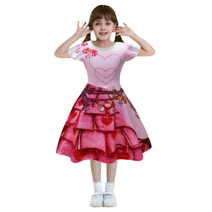 The Rise of Red Bridget Costume Pink Dress Princess The Queen of Hearts Costume