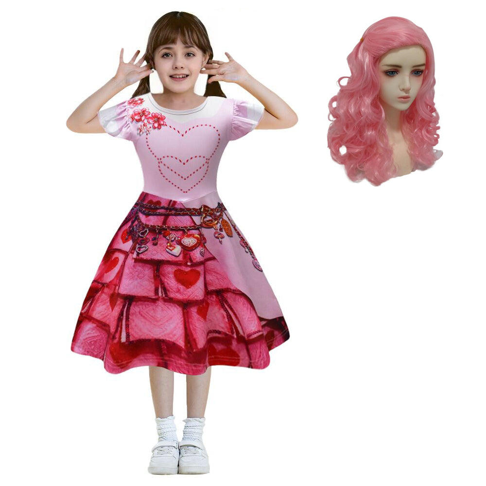 The Rise of Red Bridget Costume Pink Dress Princess The Queen of Hearts Costume