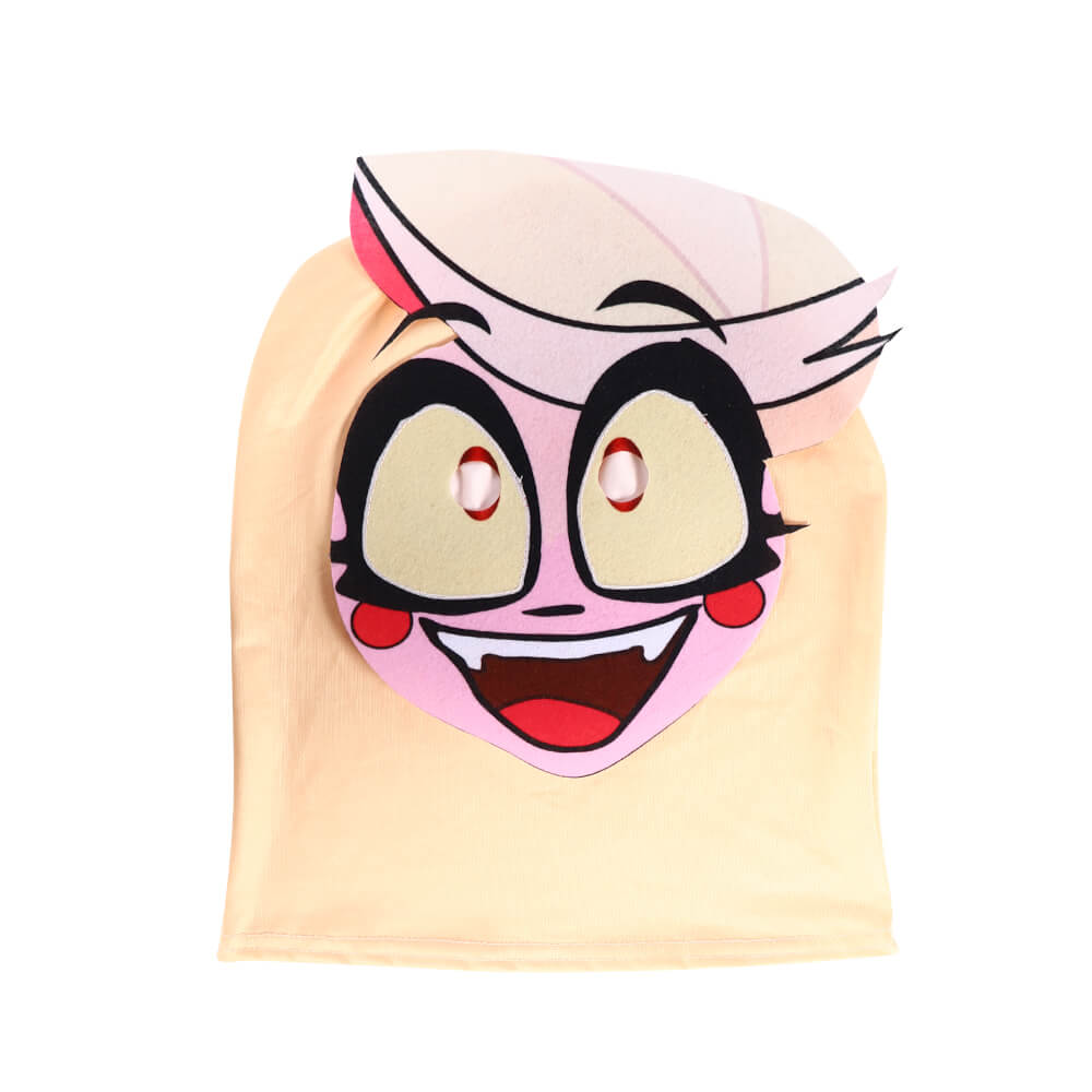 Kids Charlie Morningsta Costume Hazbin Hotel Cosplay Outfit Princess of Hell Jumpsuit Helmet Suit