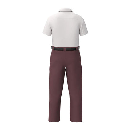 Inside Out 2 Anger Cosplay Outfit Adult Emotion Anger Costume Men Shirt Pants Tie and Belt Set