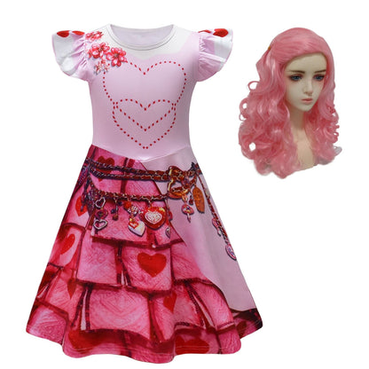 The Rise of Red Bridget Costume Pink Dress Princess The Queen of Hearts Costume