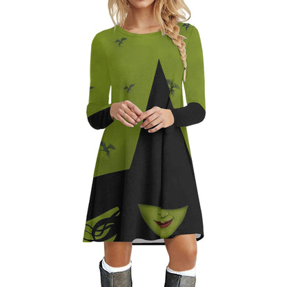 Women Elphaba Shirt Wicked The Good Witch Green Shirt and Pants Wicked Costume