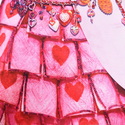 The Rise of Red Bridget Costume Pink Dress Princess The Queen of Hearts Costume