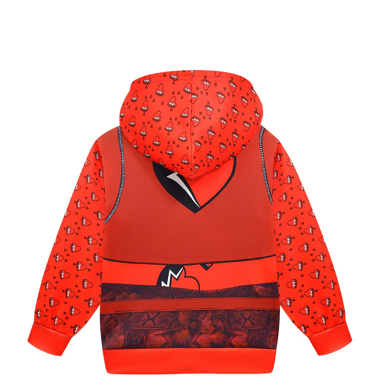 Kids Princess Red Hoodie and Pants The Rise of Red Hooded Sweat Suit for Daily Wear