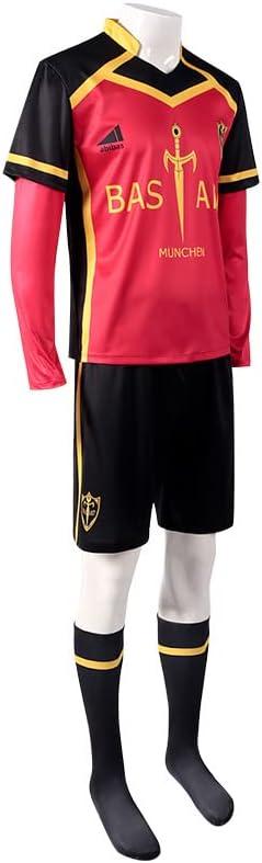 Adult Michael Kaiser Football Jersey Bastard Team Uniform Ness Cosplay Costume