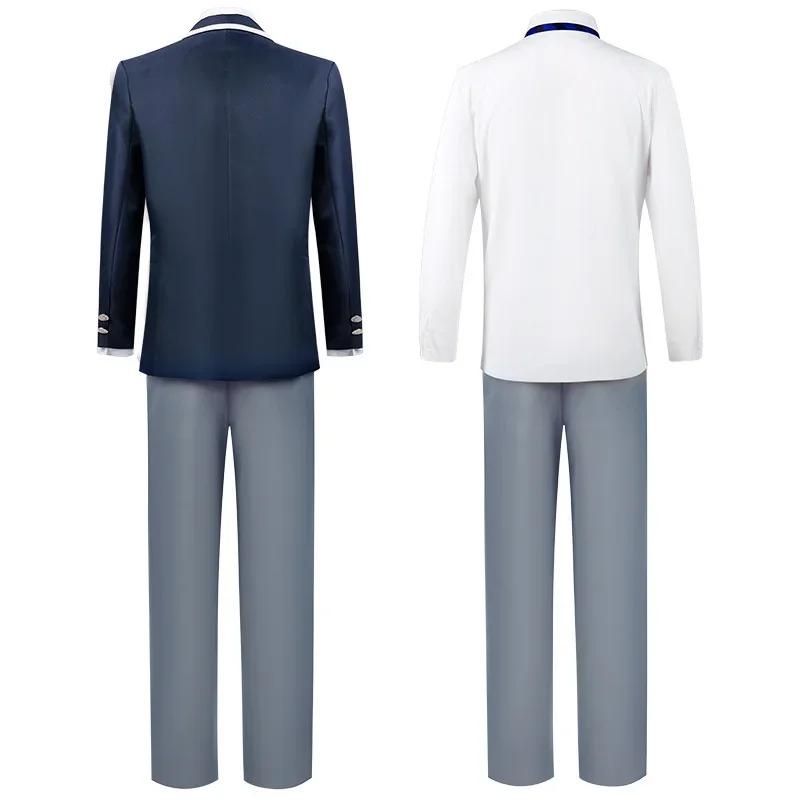 Mens Isagi School Uniform Blue Cosplay Costume Isagi Yoichi Halloween Carnival Outfit