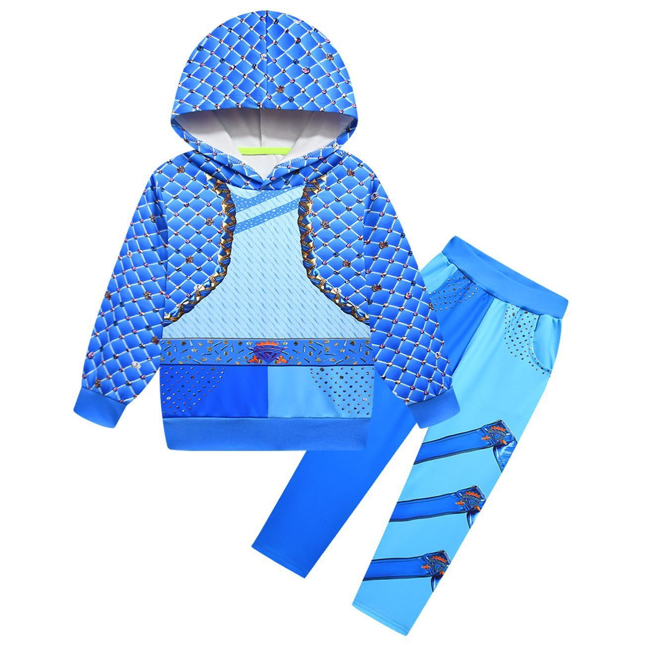 Kids Chloe Charming Costume Hooded Sweat Suit for Dress Up Party