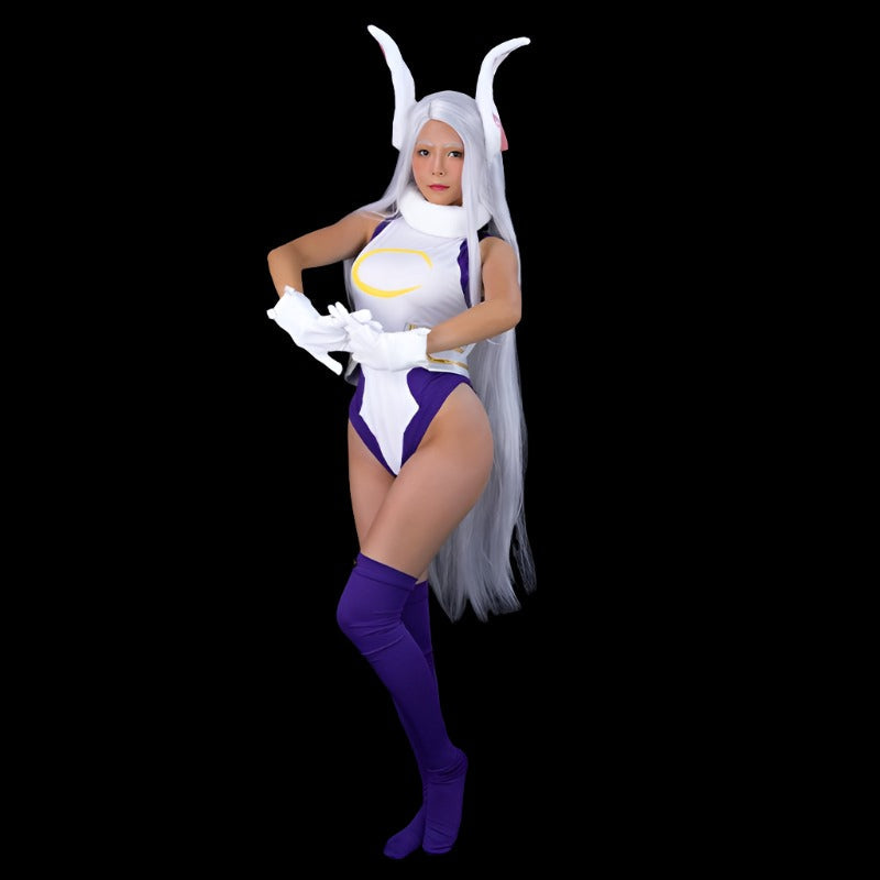 Adult Mirko Costume Rabbit Hero Cosplay Outfit Sexy Rumi Usagiyama Suit