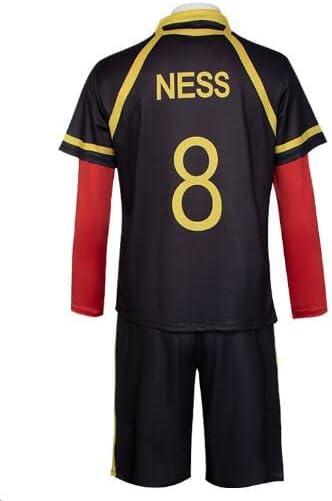 Adult Michael Kaiser Football Jersey Bastard Team Uniform Ness Cosplay Costume