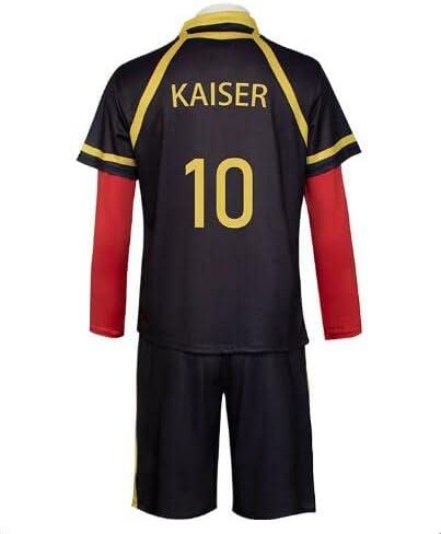 Adult Michael Kaiser Football Jersey Bastard Team Uniform Ness Cosplay Costume