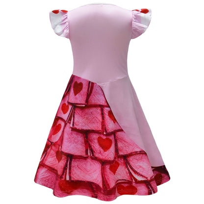 The Rise of Red Bridget Costume Pink Dress Princess The Queen of Hearts Costume