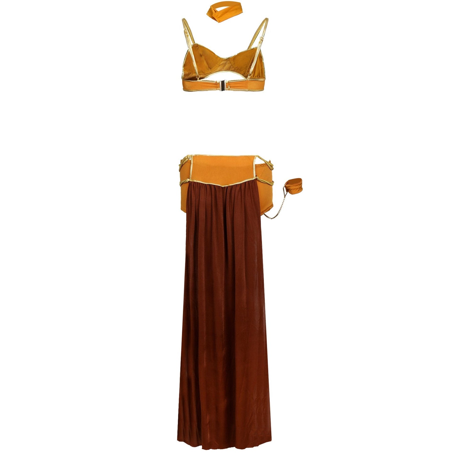 Slave Leia Bikini Princess Gold Leia Bikini Outfit Women Halloween Costume