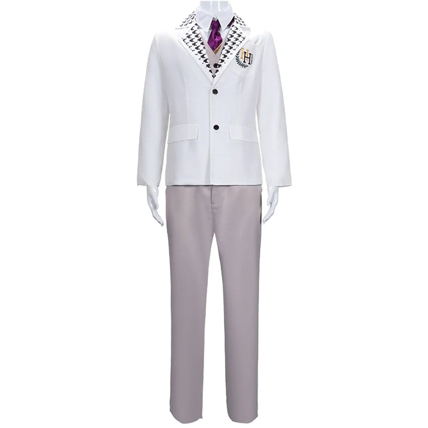 Reo Mikage School Uniform Halloween Cosplay Costume Adult Men Women White Suit