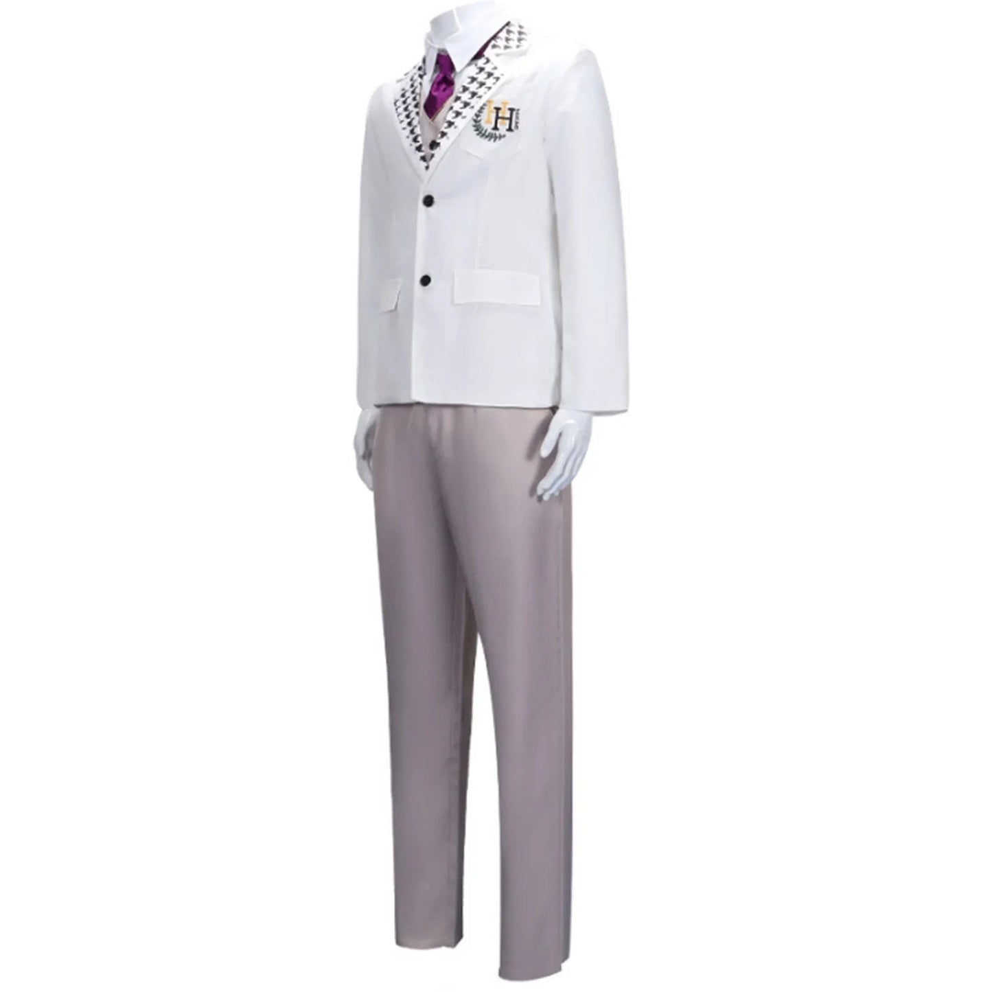 Reo Mikage School Uniform Halloween Cosplay Costume Adult Men Women White Suit