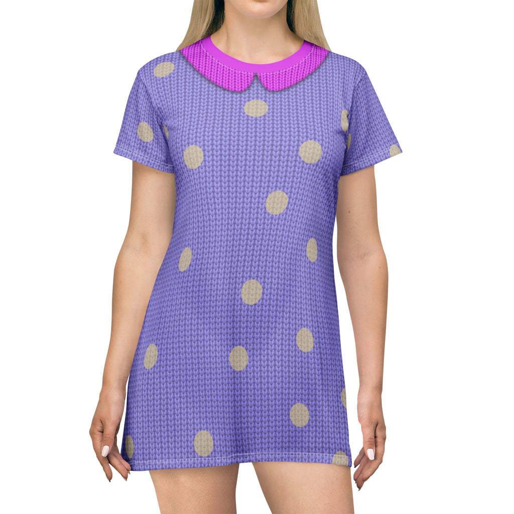 Women Envy Inside Outfit Purple Dress for Halloween Party Envy Cosplay Costume