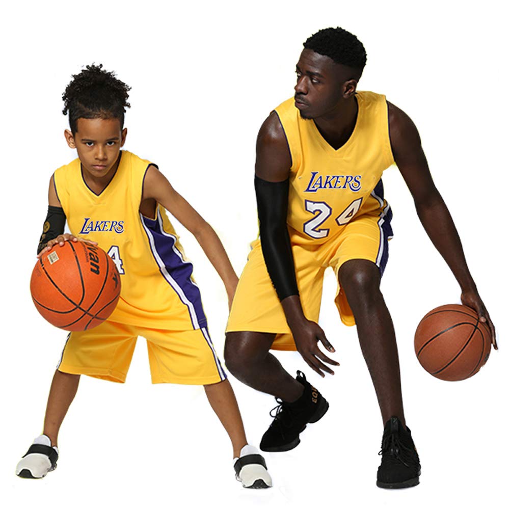 Kids and Adults KOBE #24 Basketball Jersey Star-matched Uniform Shirts and Shorts