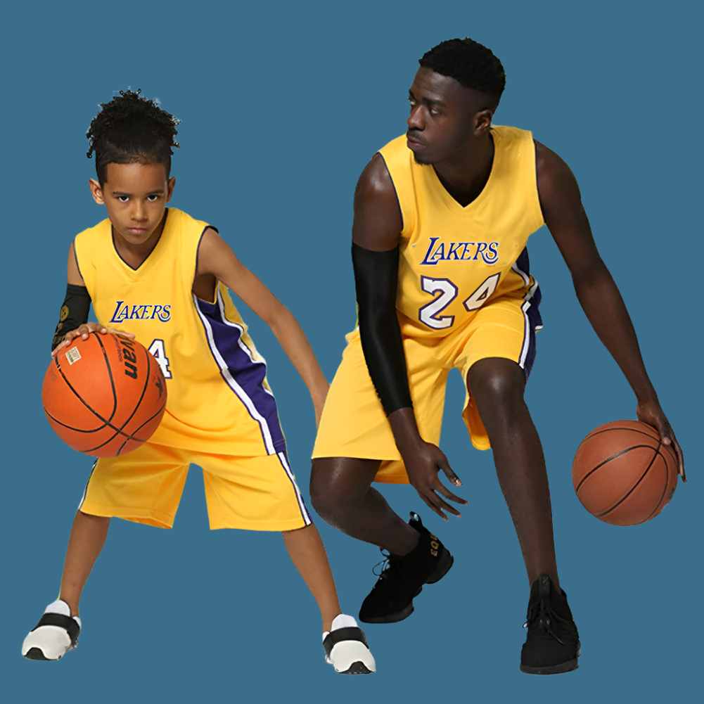 Kids and Adults KOBE #24 Basketball Jersey Star-matched Uniform Shirts and Shorts