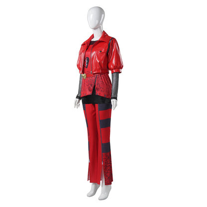 Adult Princess Red Costume The Rise Of RED Shirt Pants and Vest Suit for Halloween Carnival