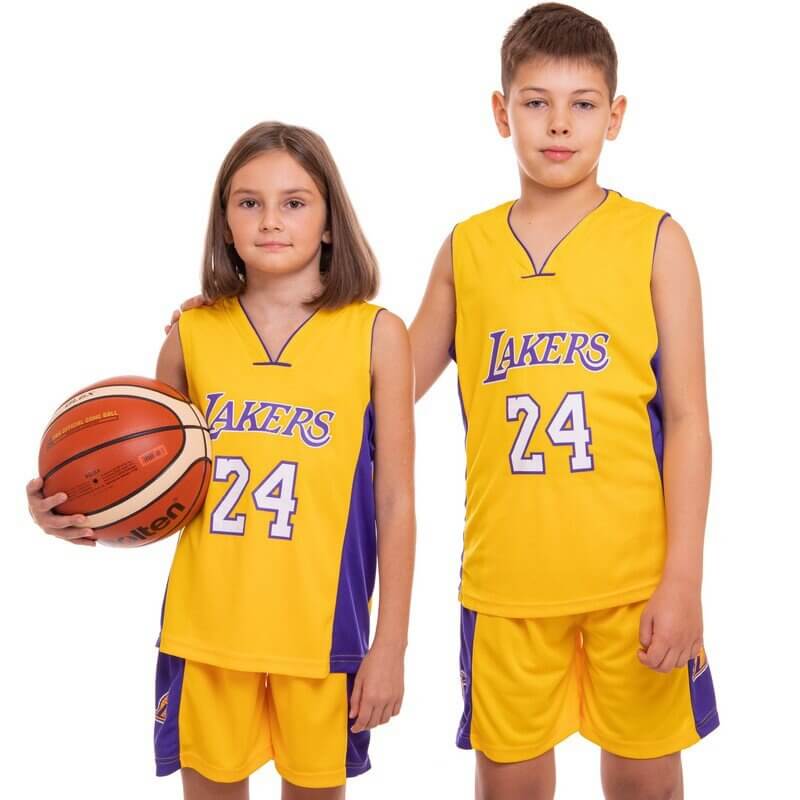 Kids and Adults KOBE #24 Basketball Jersey Star-matched Uniform Shirts and Shorts