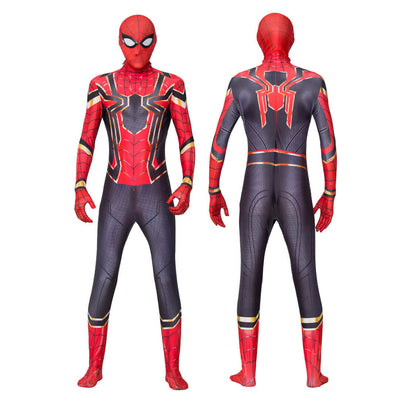 Adult Spidey Costume Superhero Cosplay Bodysuit Men and Women Spider Jumpsuit Halloween Costume