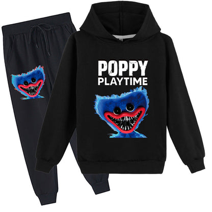 Kids Huggy Wuggy Hoodie and Pants Poppy Playtime Fashion Outfit