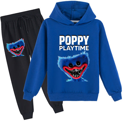 Kids Huggy Wuggy Hoodie and Pants Poppy Playtime Fashion Outfit