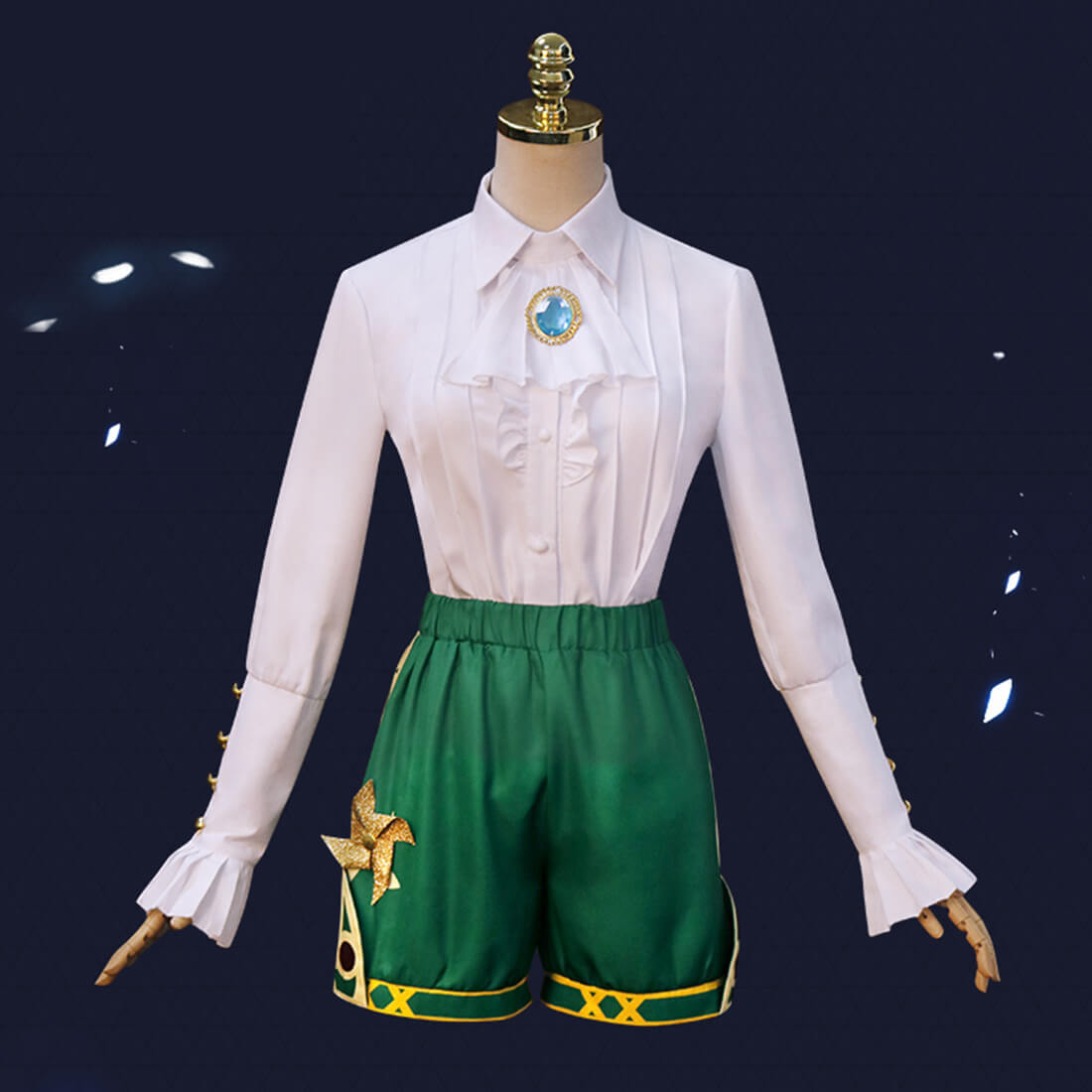 Teens and Adult Venti Cosplay Costume Role-play Clothing Outfit for Girls/Women