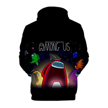 Kids and Teens Among Us Hoodie 3D Special Printing Clothes Game Sweatshirt 4-15 Years