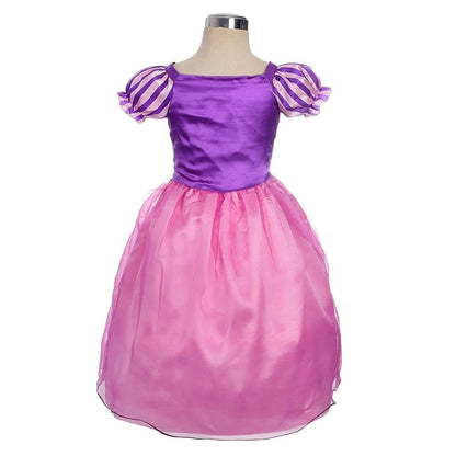 Girl Princess Dress Rapunzel Cosplay Costume Birthday Carnival Party Dress Up