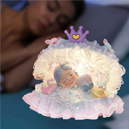 Mermaid Night Lamp DIY Shell Light Soft Night Light Home Decoration