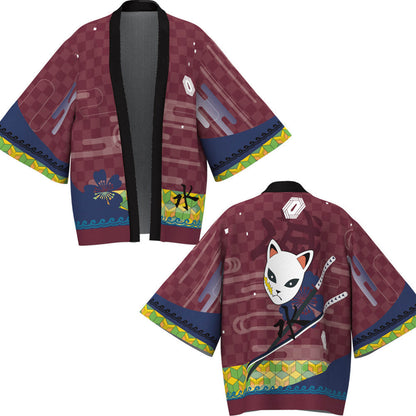 Kids Tanjiro Nezuko Kimonos Zenitsu Giyu Kyojuro Haori Coat Cosplay Costume