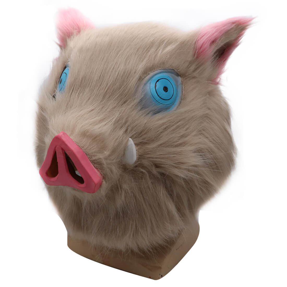 Hashibira Inosuke Mask Pig Plush Helmet Halloween Cosplay Essentials