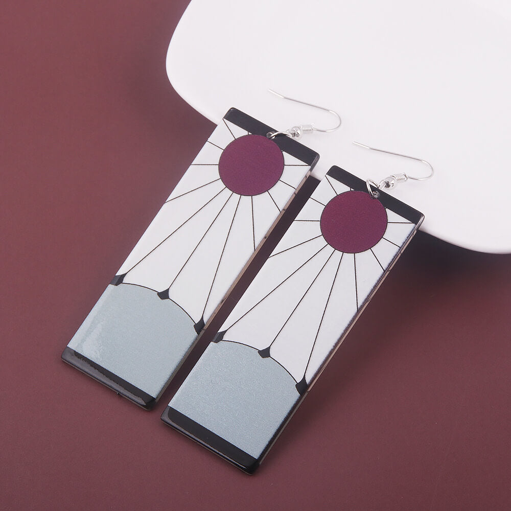 Tanjiro Earring for both of Non-Piercing and Pierced Ears