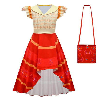 Girls Dolores Madrigal Costume Dress Princess Performance Dresses Halloween Cosplay Outfit
