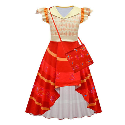 Girls Dolores Madrigal Costume Dress Princess Performance Dresses Halloween Cosplay Outfit
