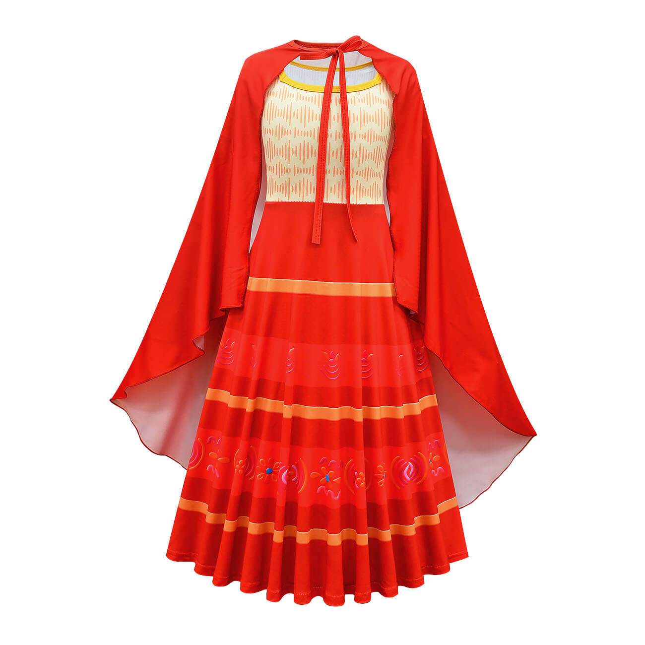 Kids Dolores Dress Magic Family Madrigal Cosplay Costume Girls A-line Swing Princess Dress