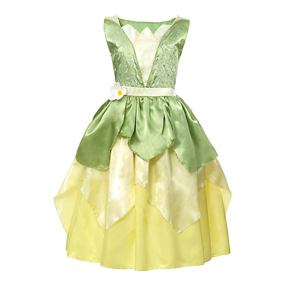 Princess Tiana Dress Role Playing Dresses Halloween Costume