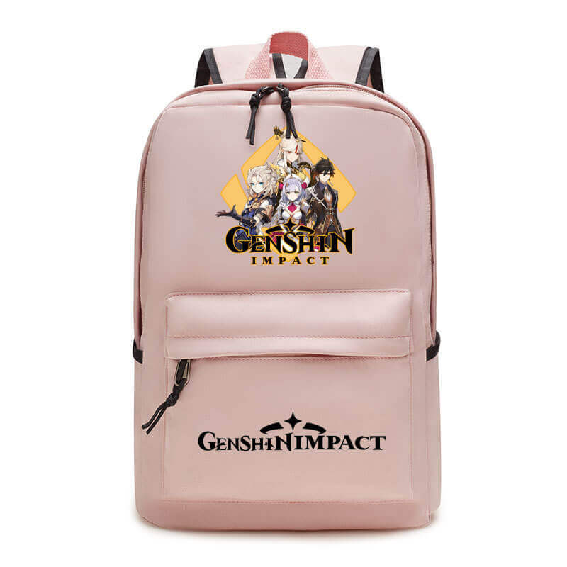 Genshin Impact Costume Backpack Anime 3D Printing School Backpack Shoulders Bag