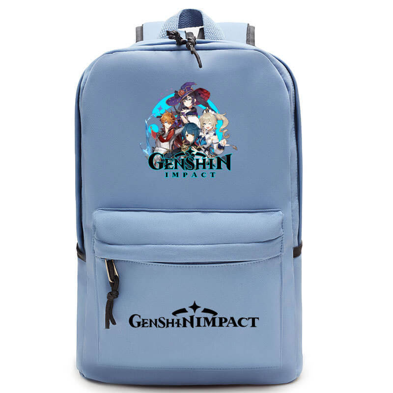 Genshin Impact Costume Backpack Anime 3D Printing School Backpack Shoulders Bag