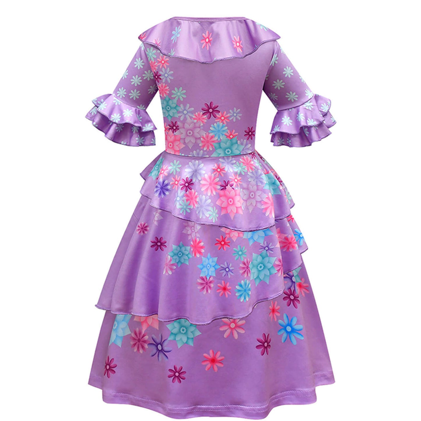 Girls Isabela Dress Flower Princess Isabela Madrigal Cosplay Costume