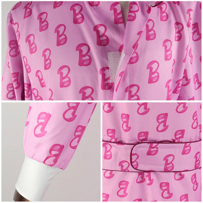 Men's Ryan Gosling Jumpsuit Pink Clothing Ryan Gosling Cosplay Costume for Halloween