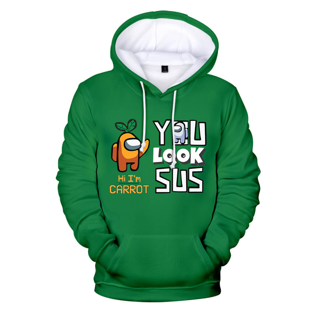 Kids and Teens Among Us Hoodie 3D Special Printing Clothes Game Sweatshirt 4-15 Years