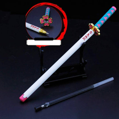 Anime Alloy Pen Tanjirou Zenitsu Sword Pen A Cool Signature Pen Office Stationery