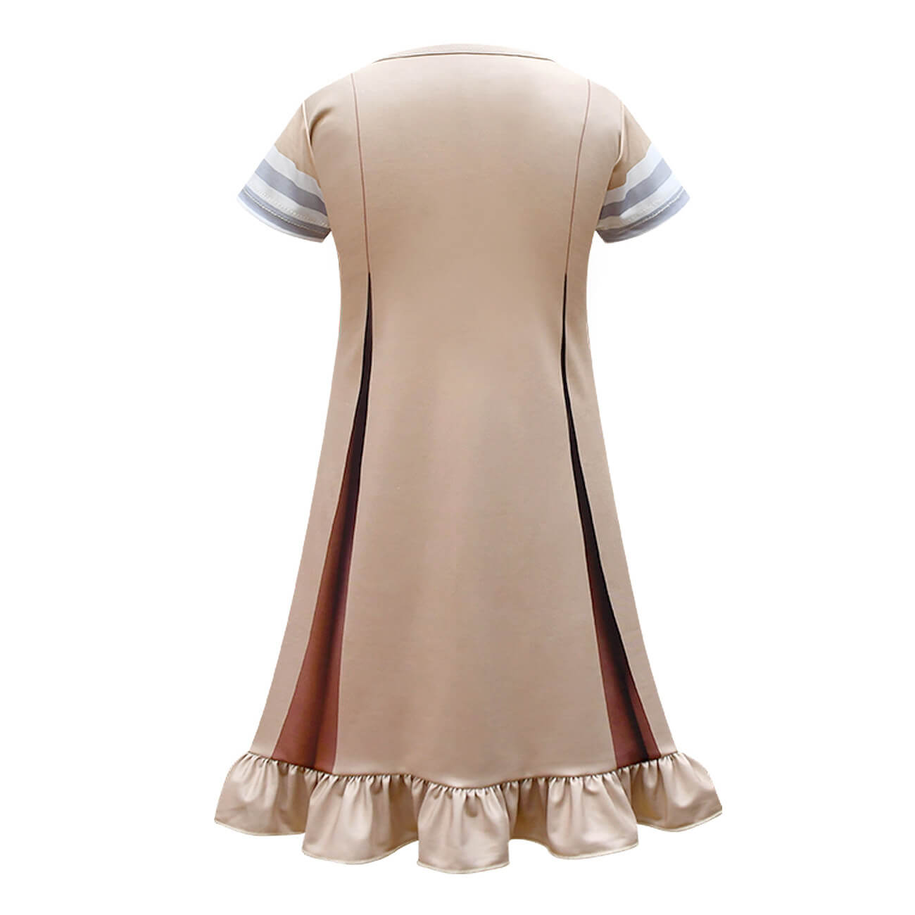 Kids M3GAN Dress Short Sleeve M3GAN Costume Wig Horror Doll Cosplay Costume for Girls