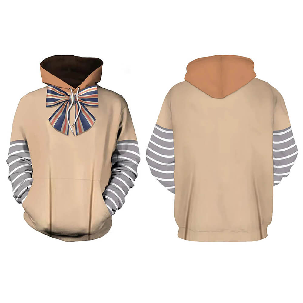 M3GAN Hoodie AI Doll Long Sleeve Zip-up Jacket M3GAN Costume for Kids Adults